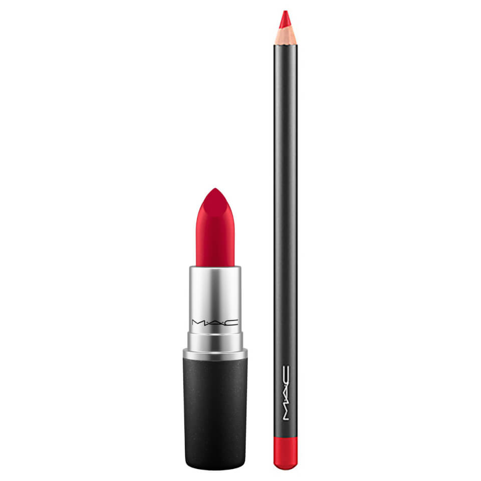 MAC Lip Duo Ruby Woo Ruby Woo Free Shipping Lookfantastic
