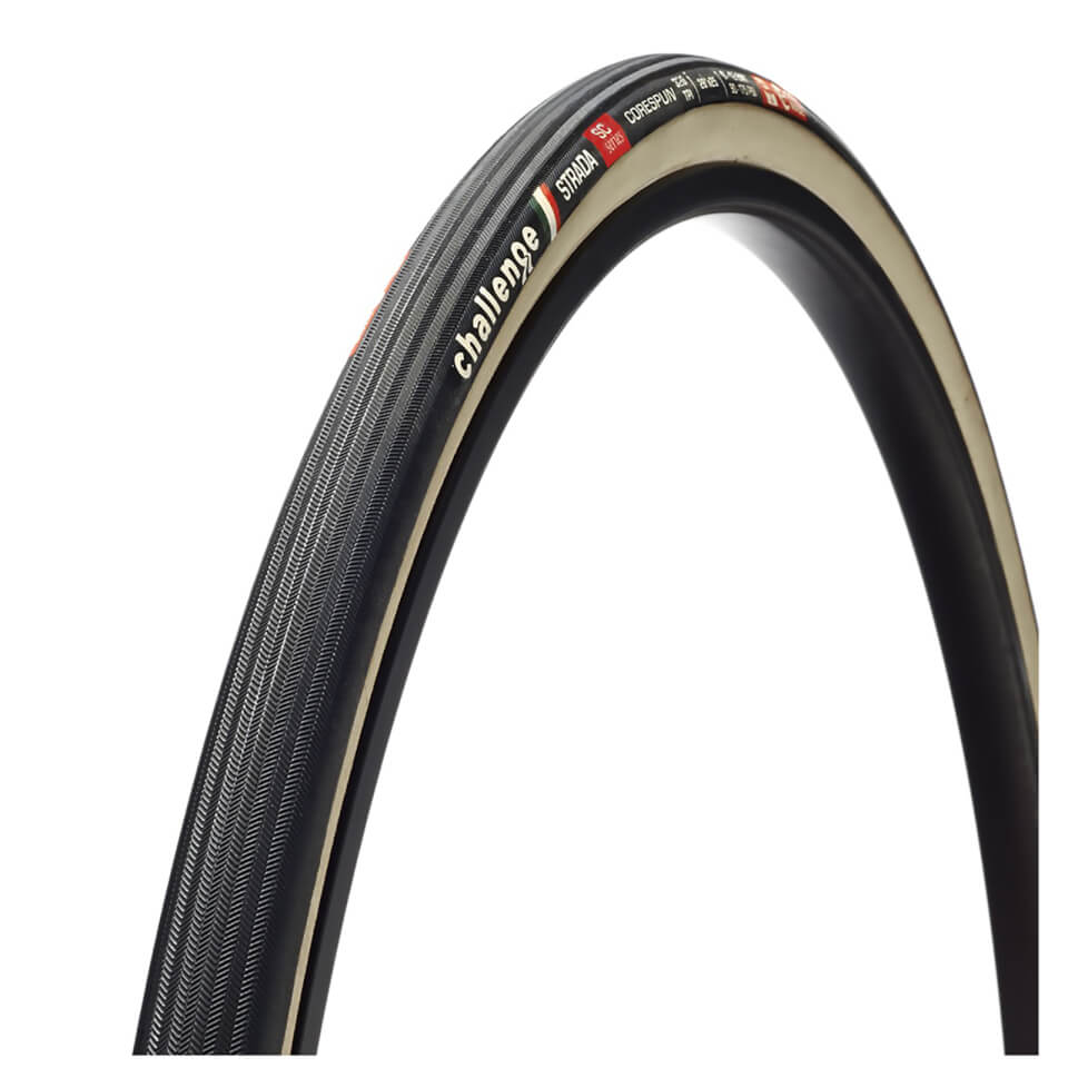 Challenge - Strada SC 320 TPI Tubular 700c x 25mm | Tyres Challenge Strada SC S 320 TPI Tubular Road Tyre - 700c x 25mm | Tyres