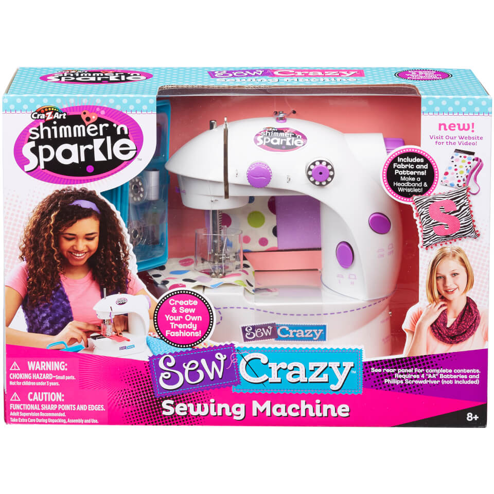 Buy Cra-Z-Art Shimmer 'n Sparkle Sew Crazy Sewing Machine Craft