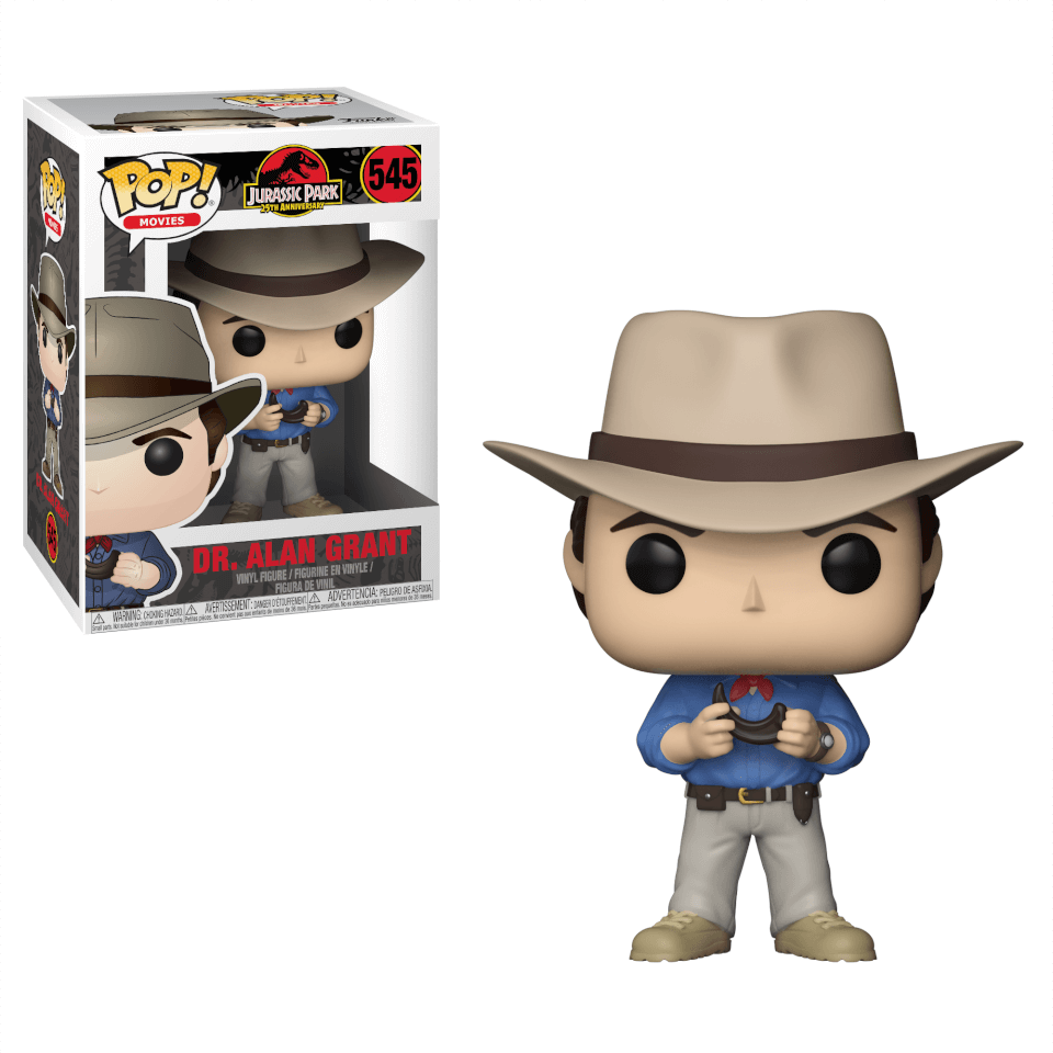 Jurassic Park Dr Alan Grant Funko Pop Vinyl Pop In A Box Us