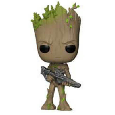 Marvel Avengers Infinity War Teen Groot With Gun Funko Pop Vinyl Pop In A Box Us