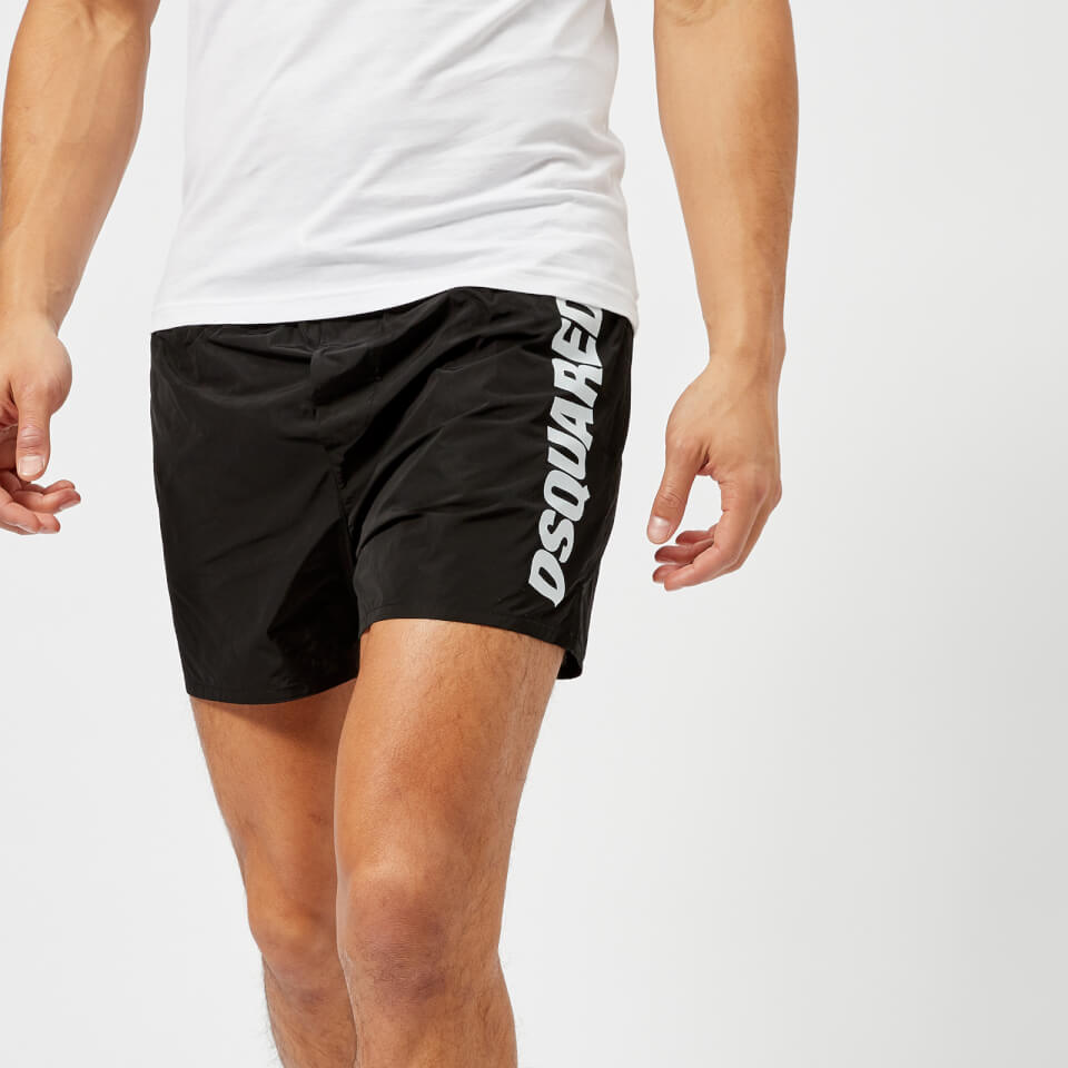 dsquared swim shorts black