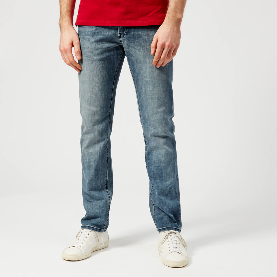 Armani Exchange Men's 5 Pocket Denim Jeans - Pale Denim Indaco Mens ...