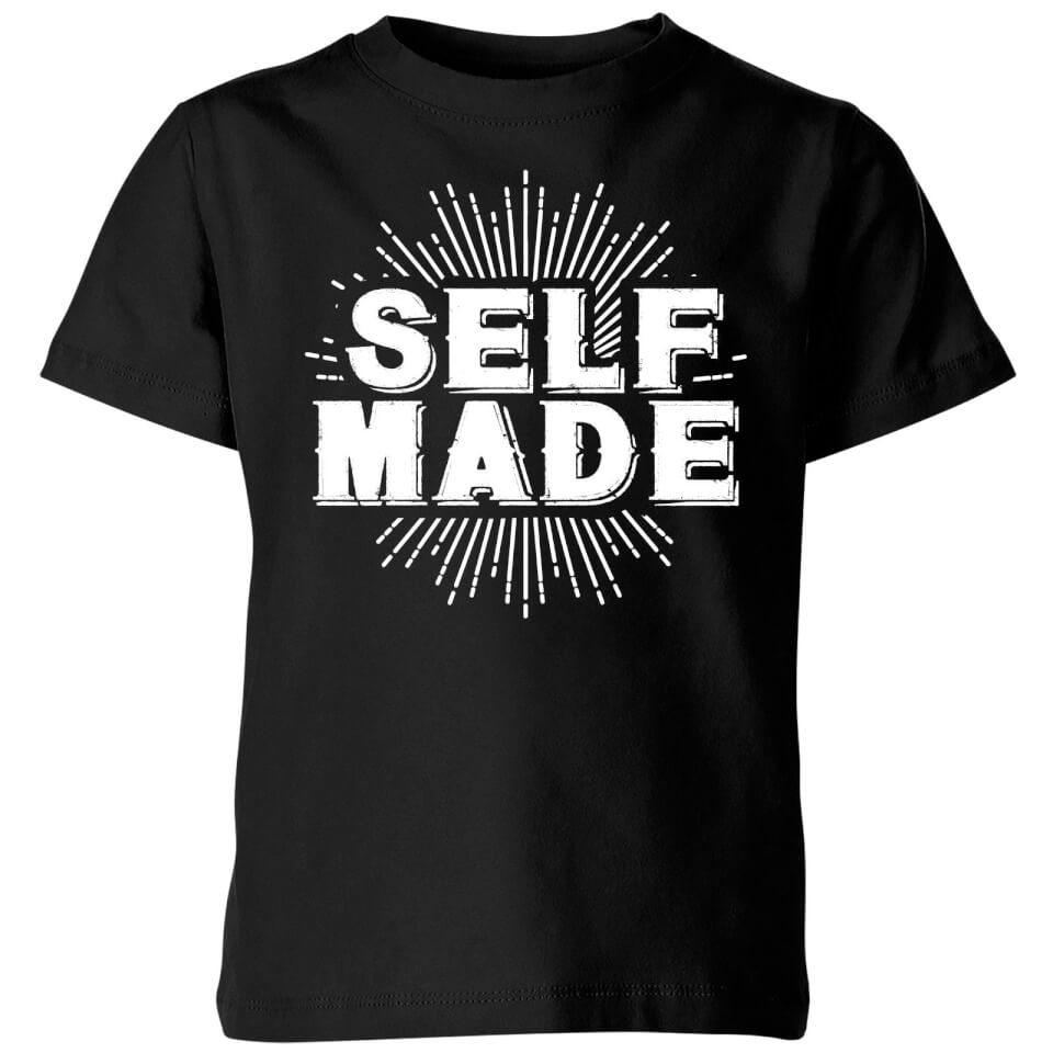 Self Made Kids' T-Shirt - Black - 11-12 Years - Black