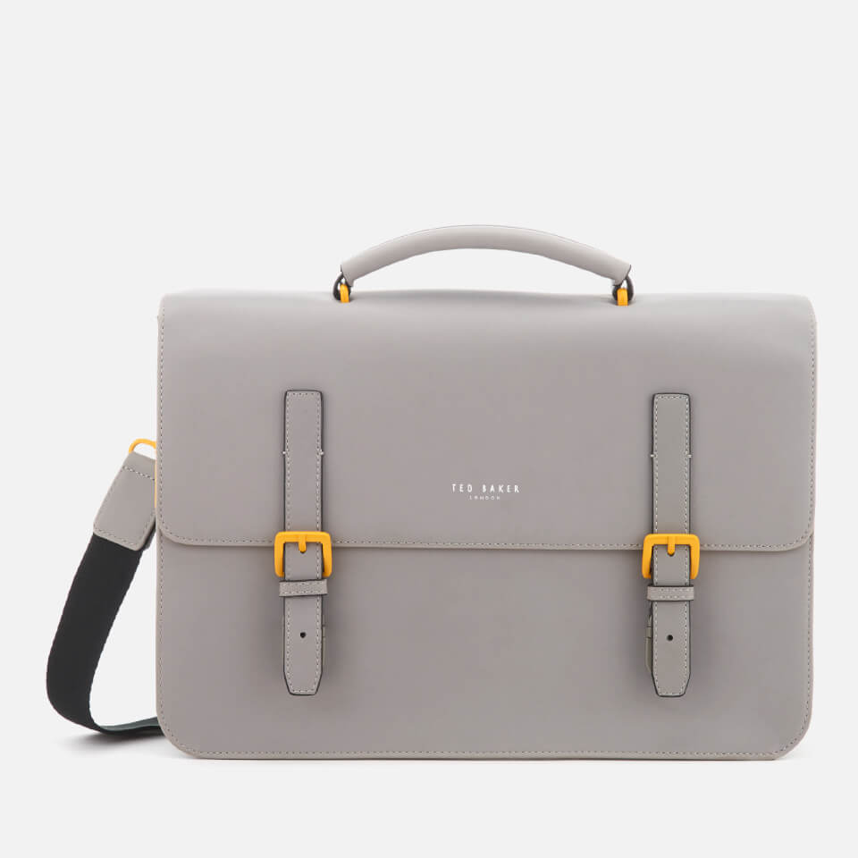 EAN 5057541316676 product image for Ted Baker Men's Barma Rubber Look Satchel - Grey | upcitemdb.com