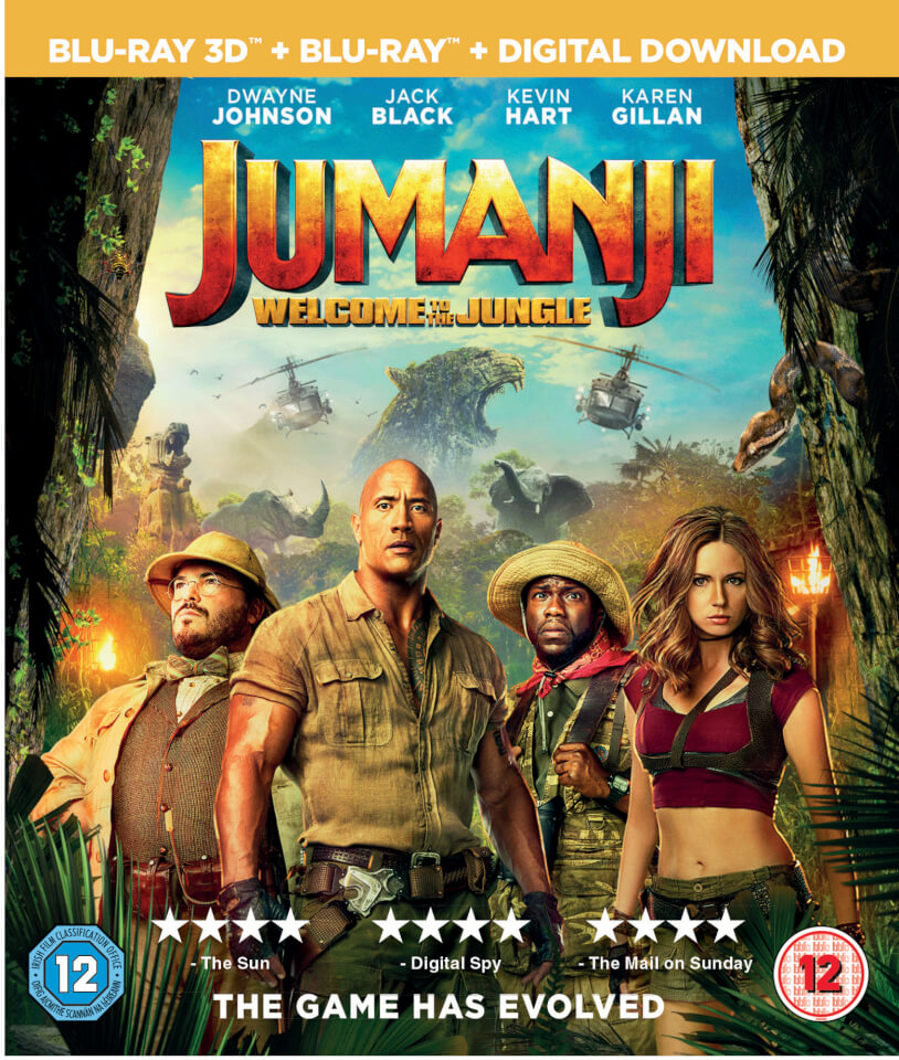Jumanji: Welcome To The Jungle 3D (Includes 2D Version ... Broken Arrow (1950) Blu-ray