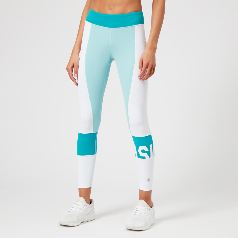 Running Women's Colour Block 7/8 Tights - Porcelain Blue CROSS FIT GYM Running Women's Colour Block 7/8 Tights - Porcelain Blue CROSS FIT GYM