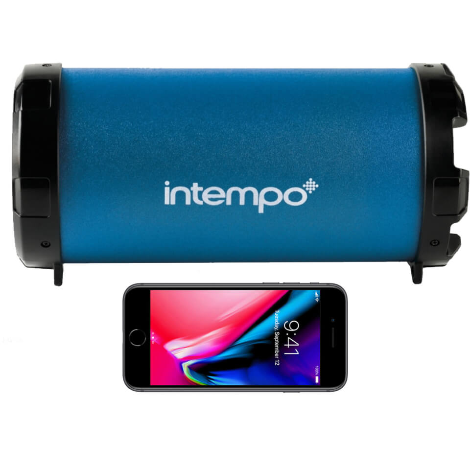 intempo pair and play stereo bluetooth speaker