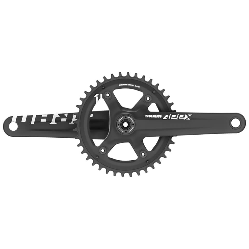 Sram - Apex1 GXP Chainset | Crankset SRAM Apex1 GXP Chainset - Black-White | Crankset
