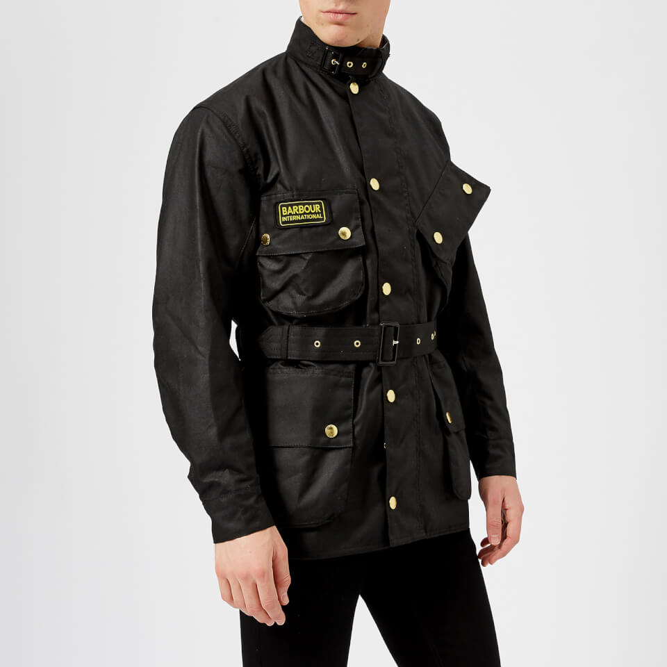 Upc 725077010768 Barbour International Original Relaxed Fit Sylkoil Waxed Jacket Upcitemdb Com