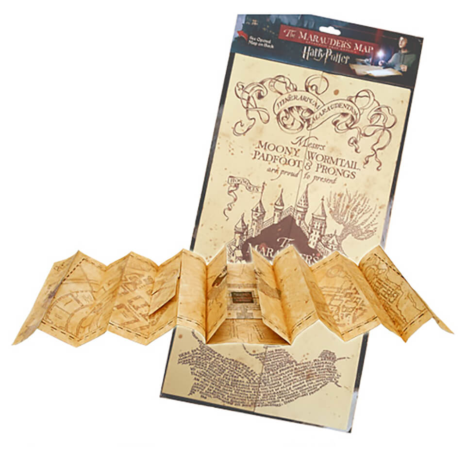 Harry Potter Marauder S Map Replica Merchandise Zavvi Uk