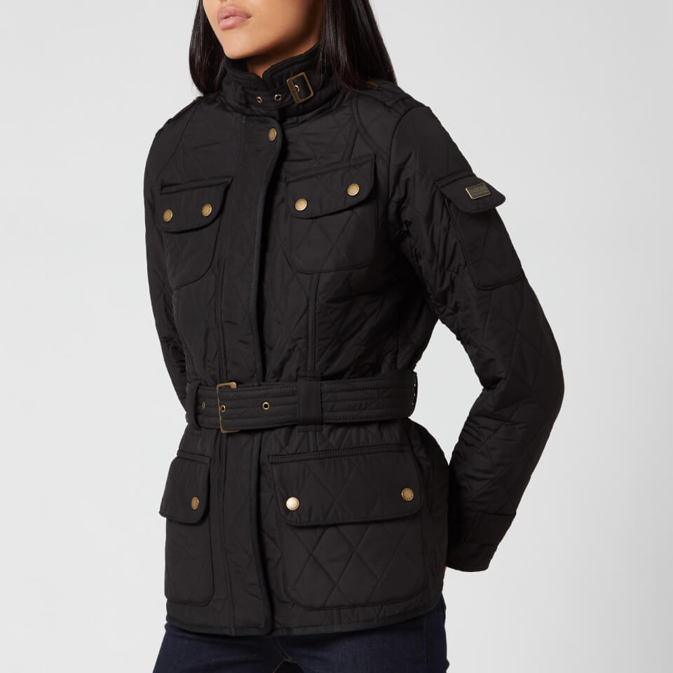barbour tourer quilted jacket