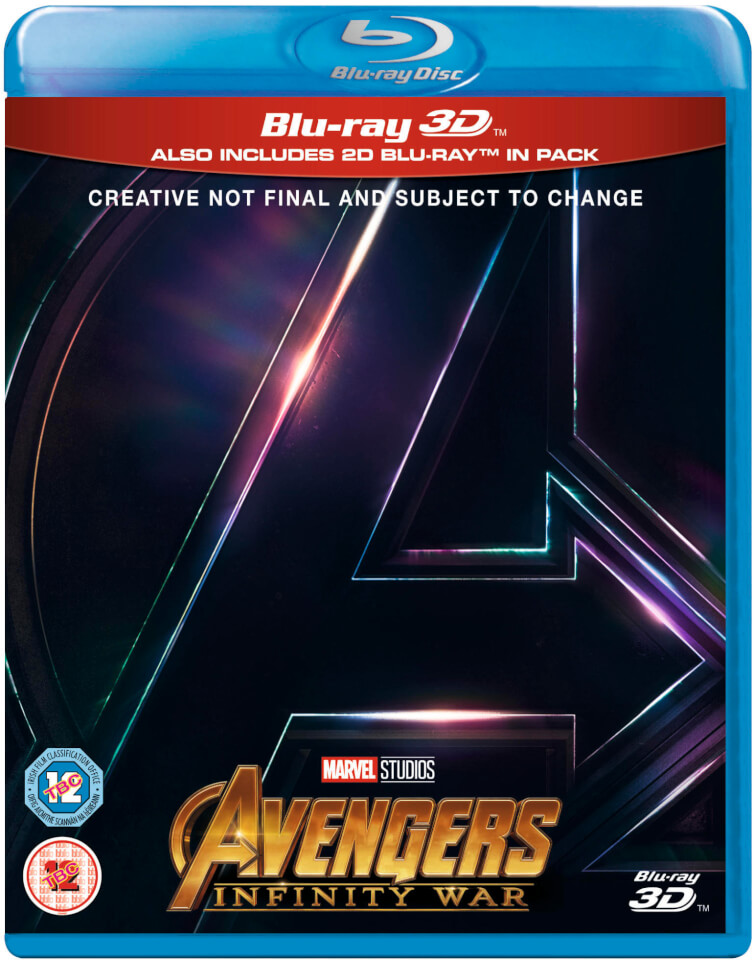 Avengers Infinity War 3D (Includes 2D Version) Bluray