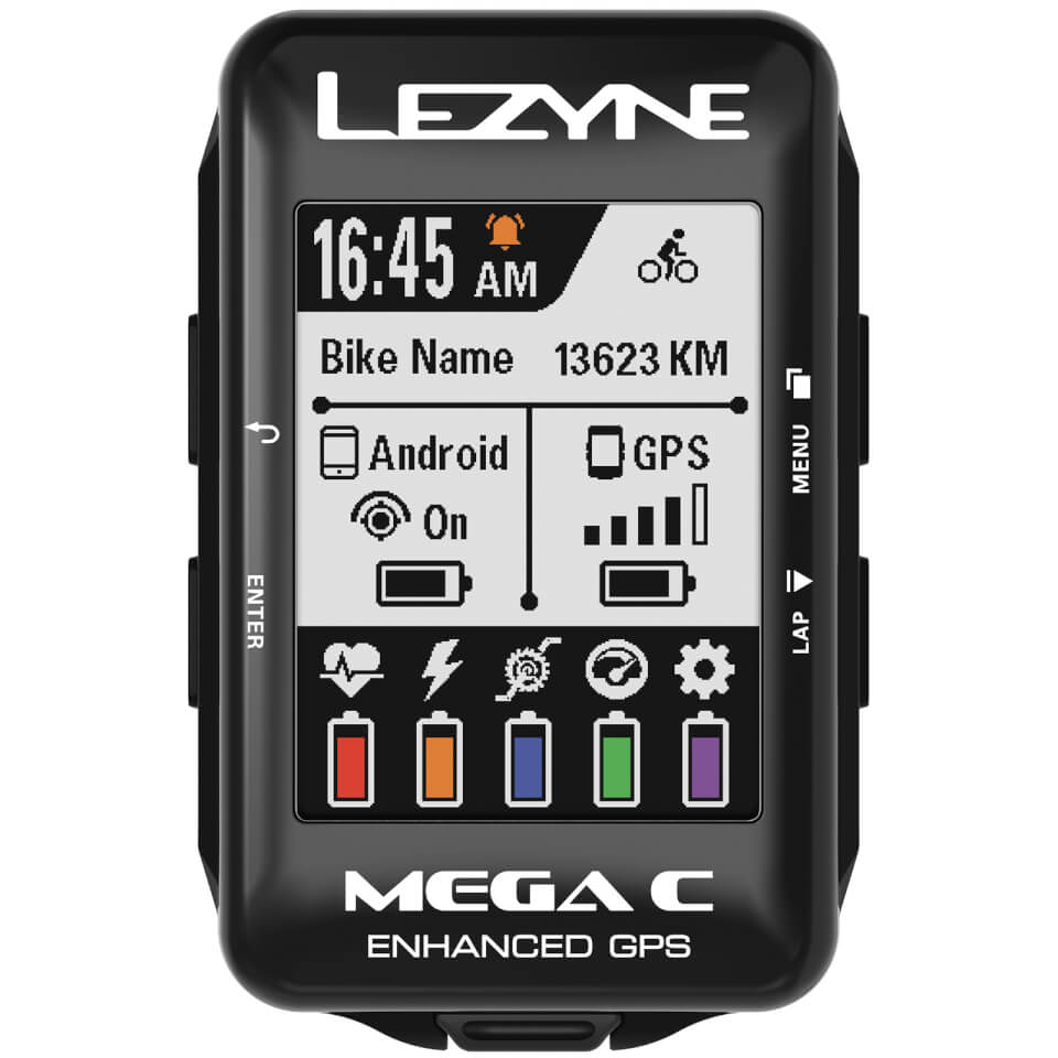 Lezyne Mega Colour Gps Cycle Computer Probikekit Com