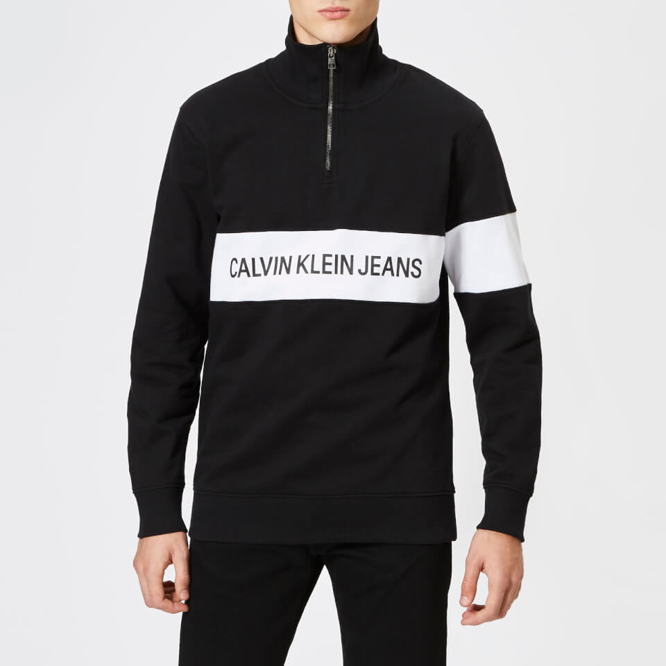 calvin klein half zip hoodie