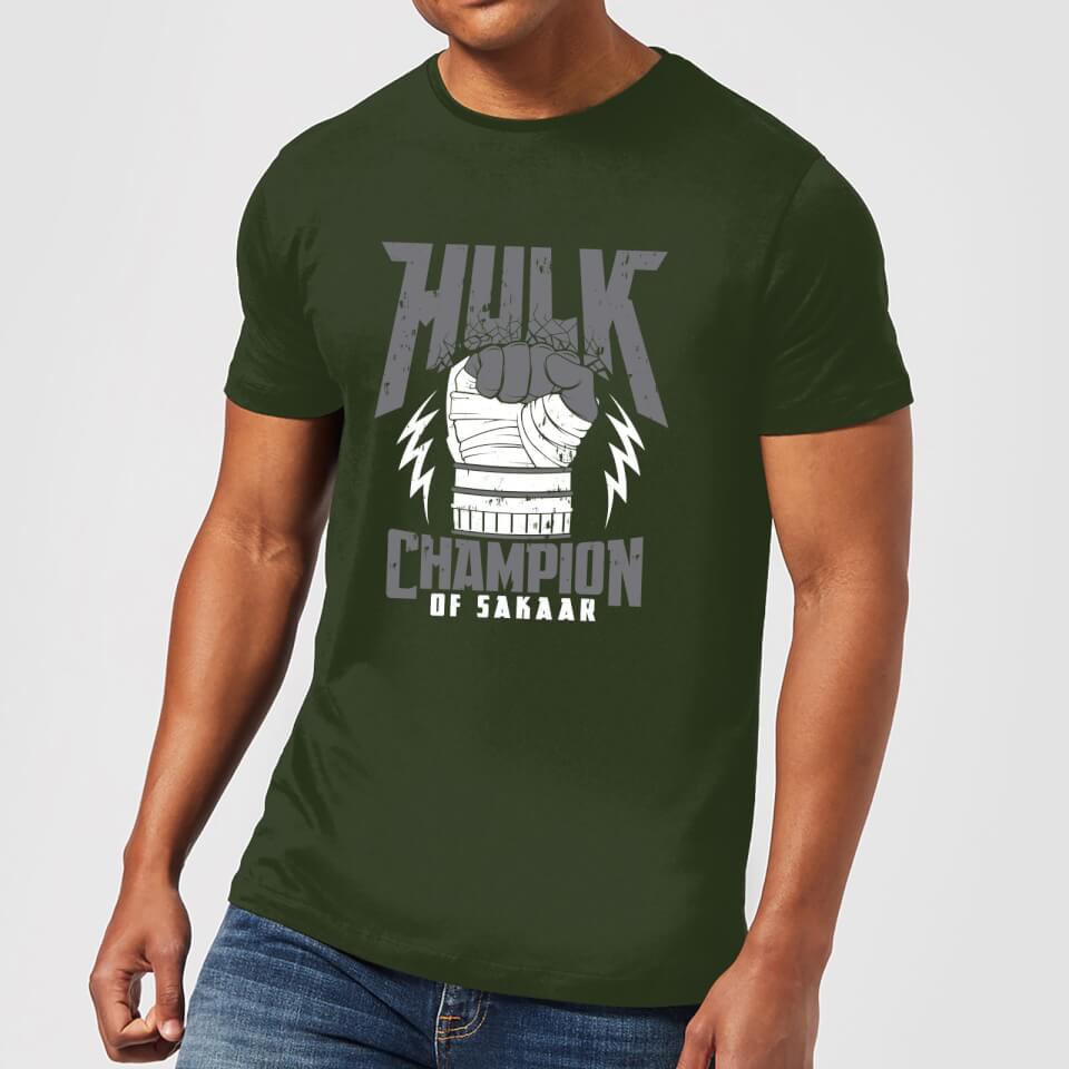 champion t shirt mens green