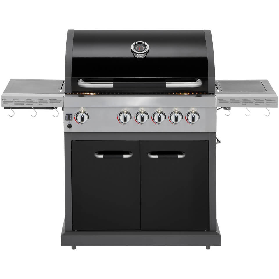 Jamie Oliver Pro Four Deluxe Burner Gas Barbecue with Side Burner
