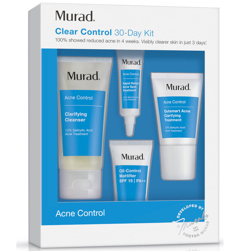 Murad Acne Clear Control 30 Day Starter Kit Us Worth 55 Skinstore