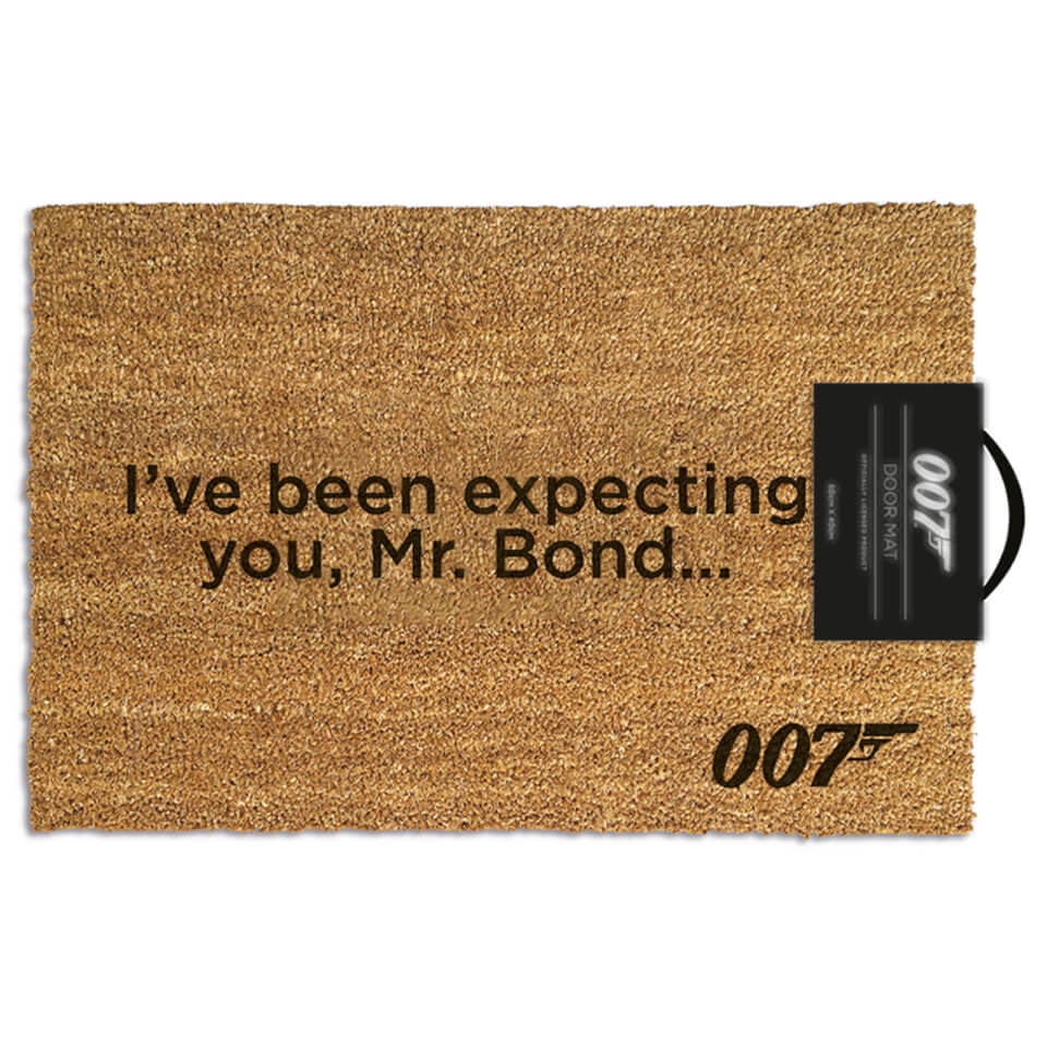 James Bond I Ve Been Expecting You Doormat Homeware Zavvi