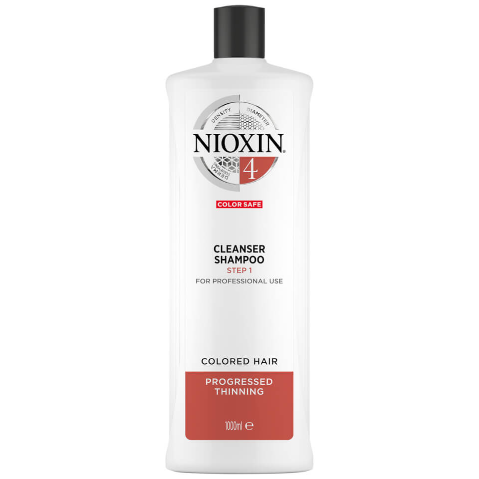 Nioxin 3 Part System 4 Cleanser Shampoo For Coloured Hair With