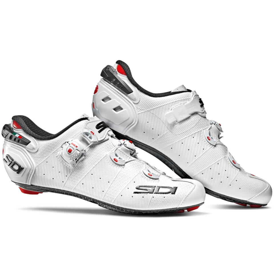 sidi white cycling shoes