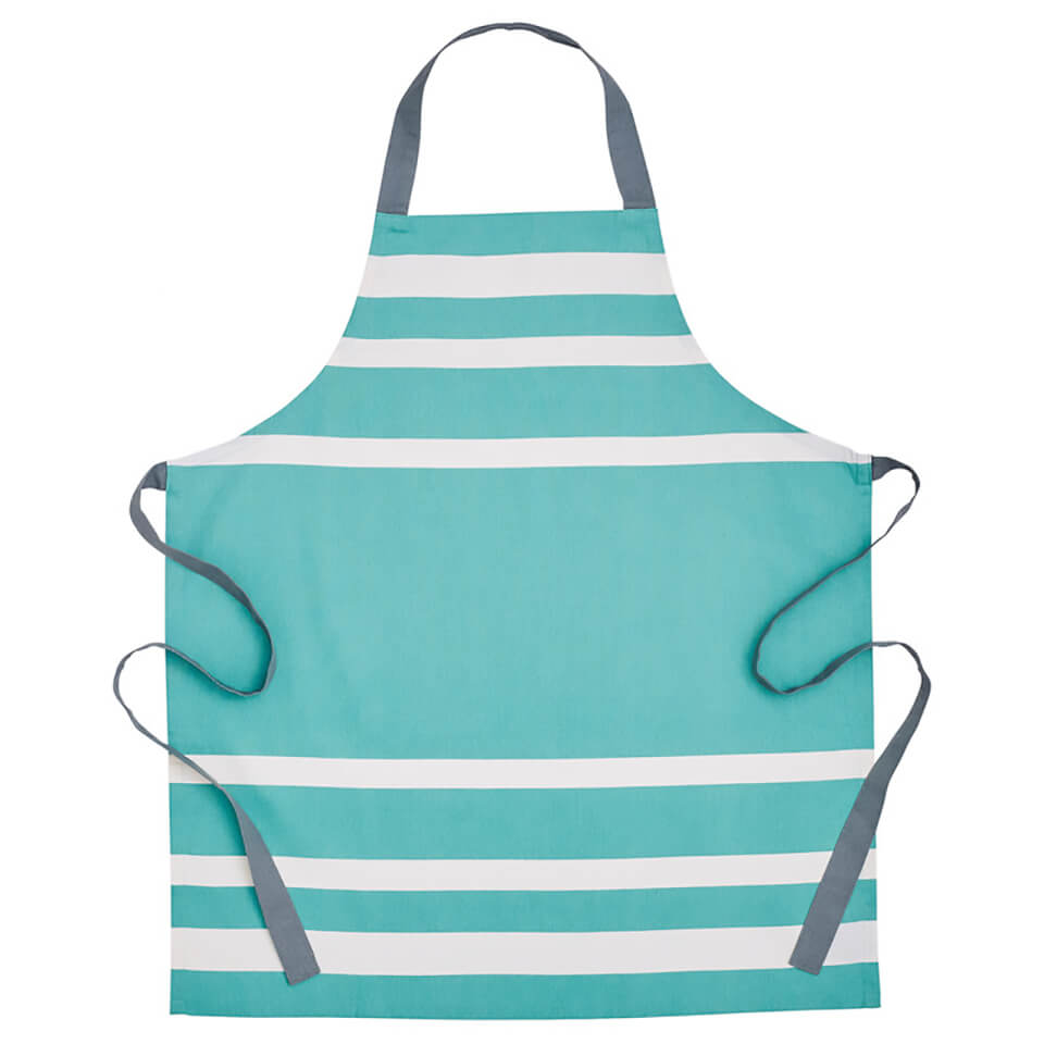 Jamie Oliver Apron - Storm Grey/Jade | Jamie Oliver Shop