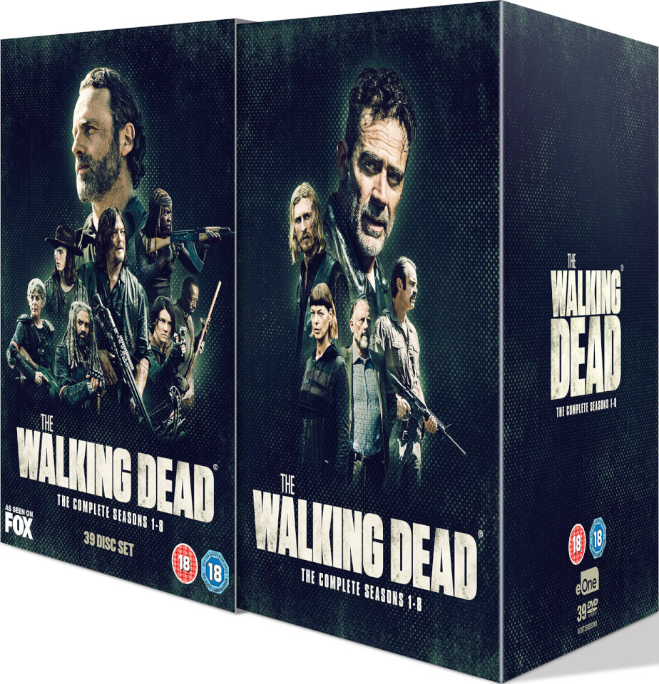 The Walking Dead Season 1 8 Dvd Zavvi Uk