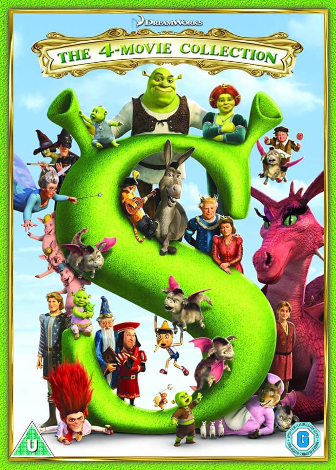Shrek/ Shrek 2/ Shrek The Third/ Shrek Forever After - 2018 Artwork