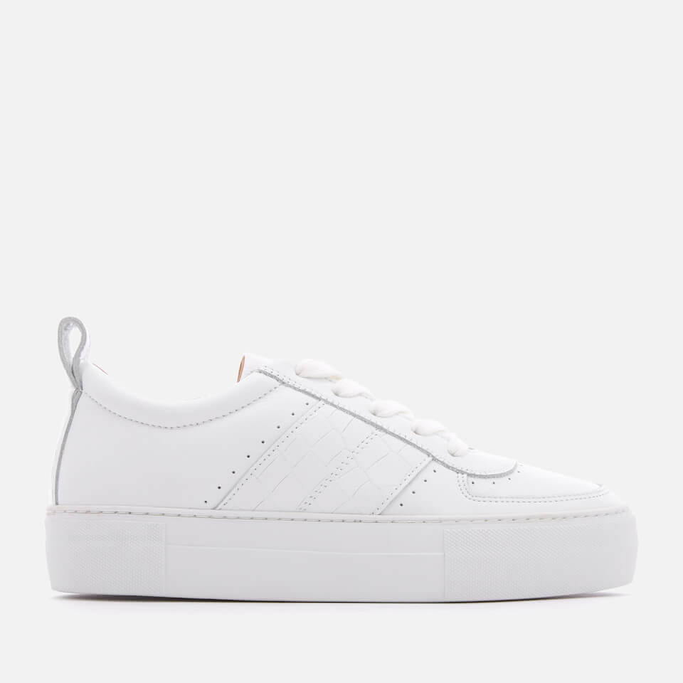 Whistles Women's Anna Low Top Trainers - White | FREE UK Delivery | Allsole