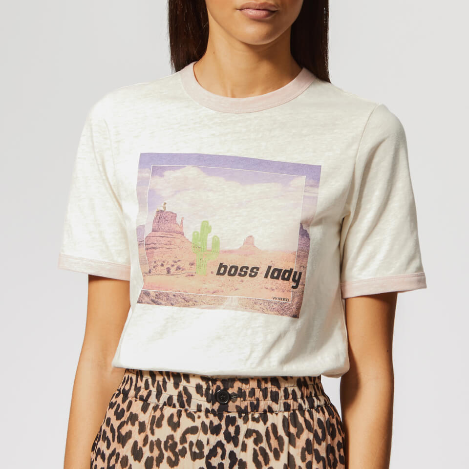 ganni boss lady sweatshirt