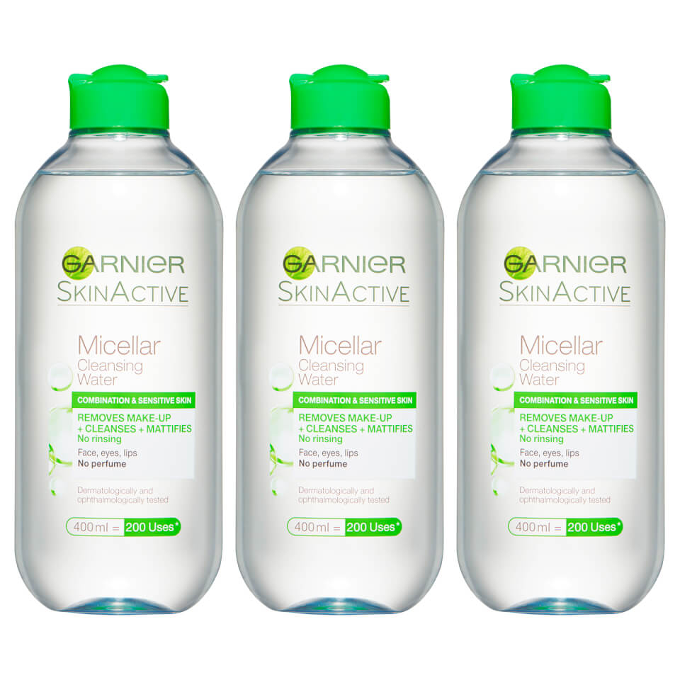 garnier micellar water combination skin