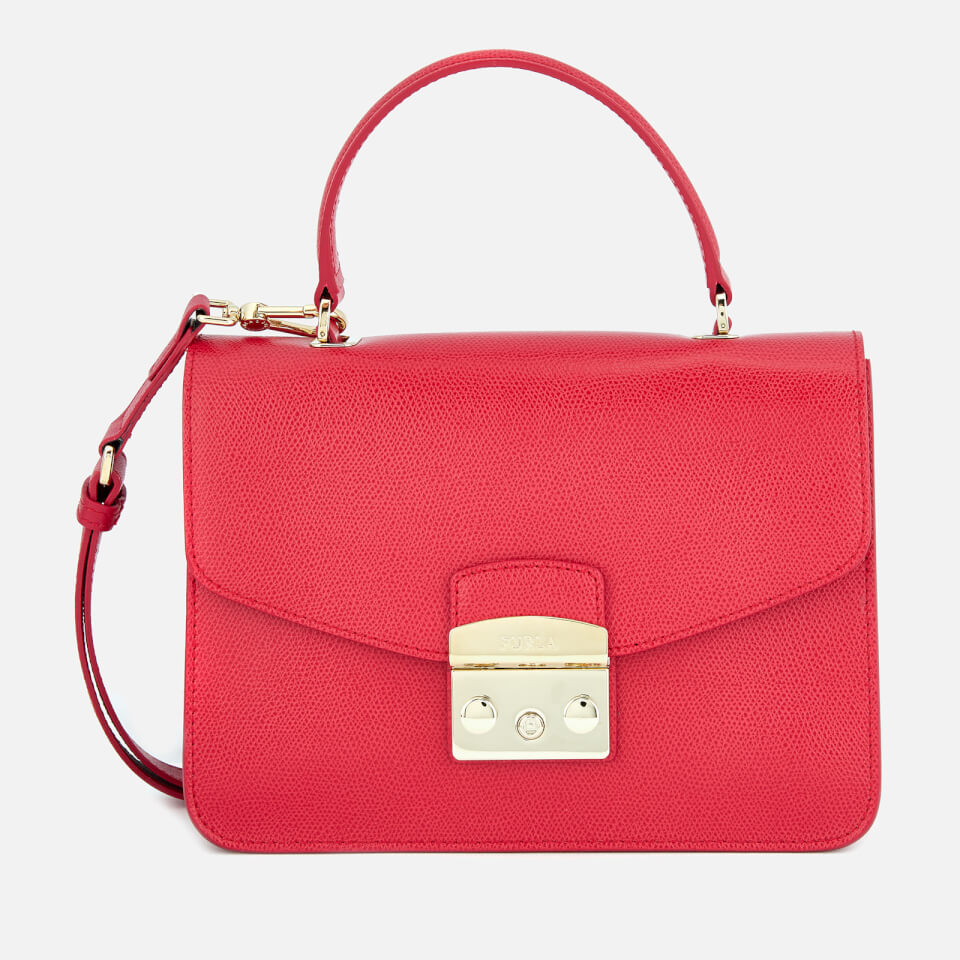 Furla Women's Metropolis Small Top Handle Bag Ruby