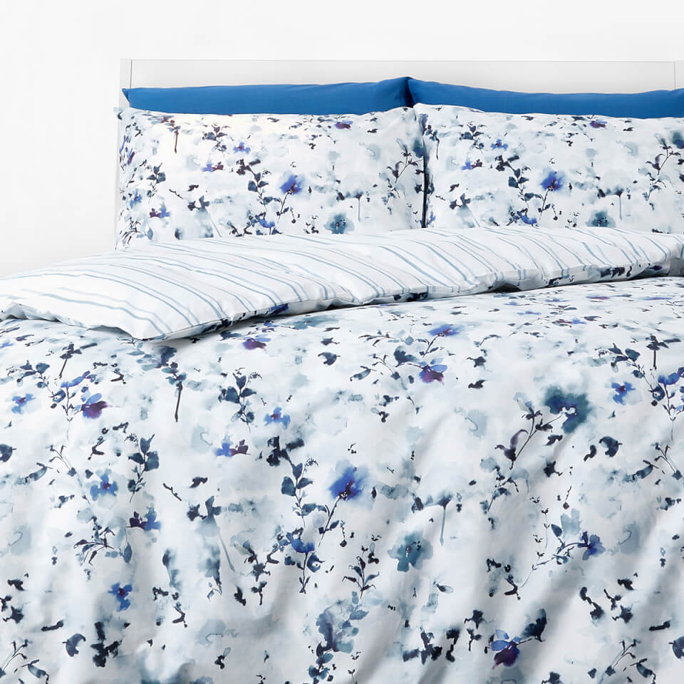 in homeware Duvet Set - Blue Floral - Double