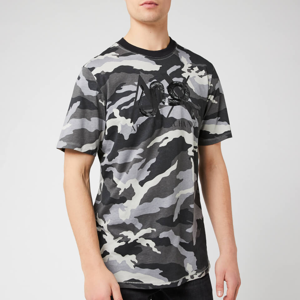 armani exchange camo shirt