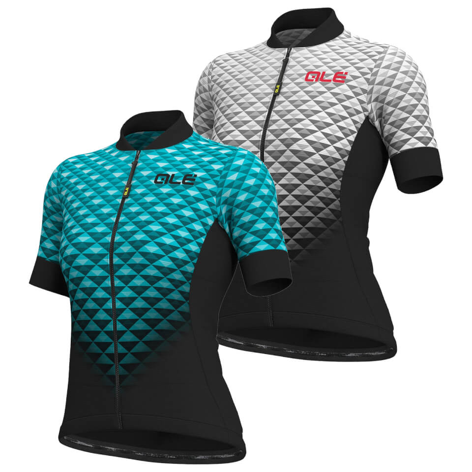 Alé - Solid Hexa | Trøjer Alé Jersey Solid Hexa - Hvid | Trøjer