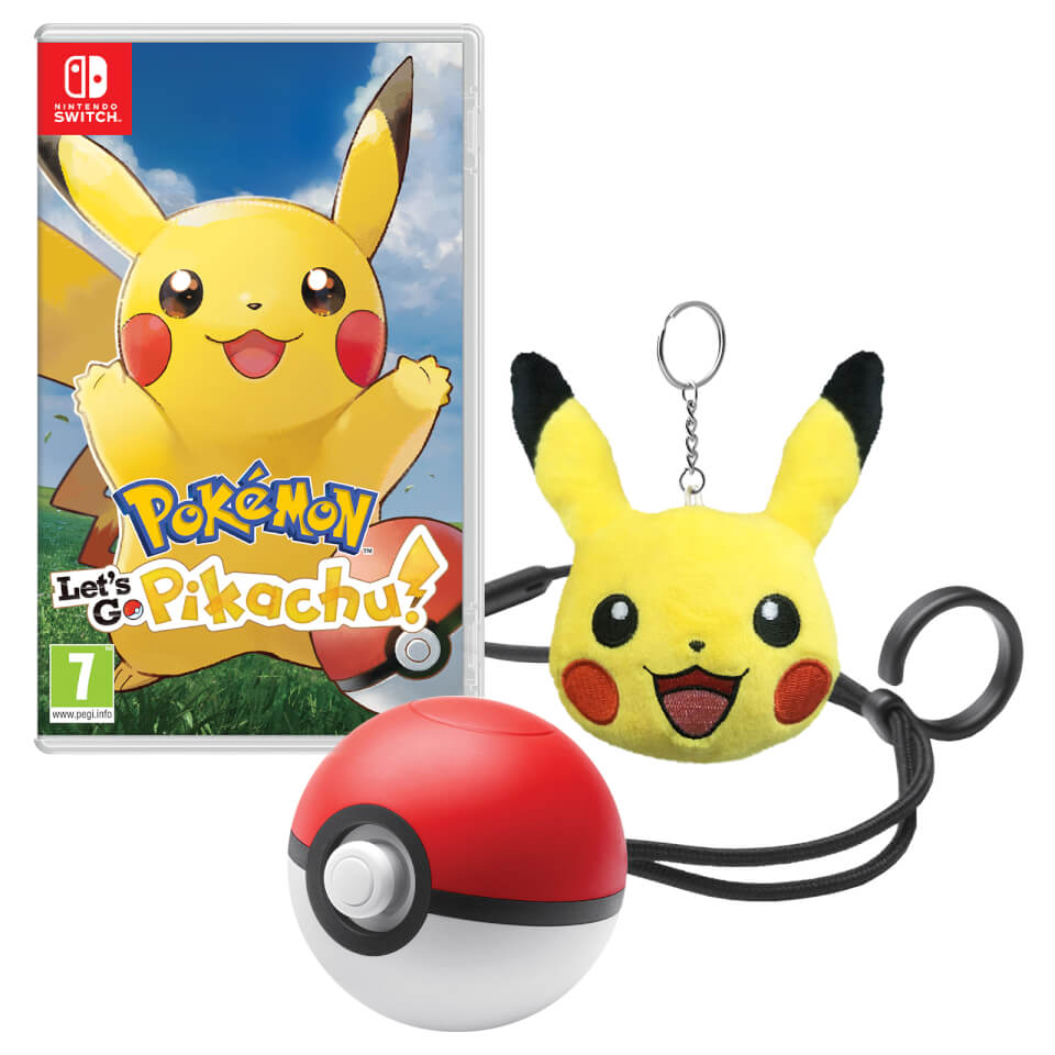 Pokemon: Let's Go, Pikachu! + Poké Ball Plus + Pikachu ...