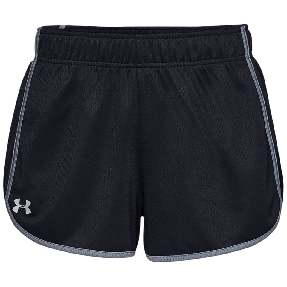 Under Armour Women's Tech Mesh 3 Inch Shorts Black