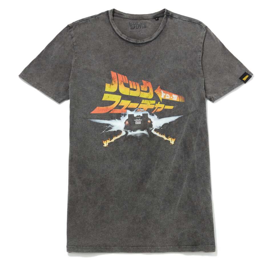 Global Legacy Back To The Future Electric Japan T Shirt Black