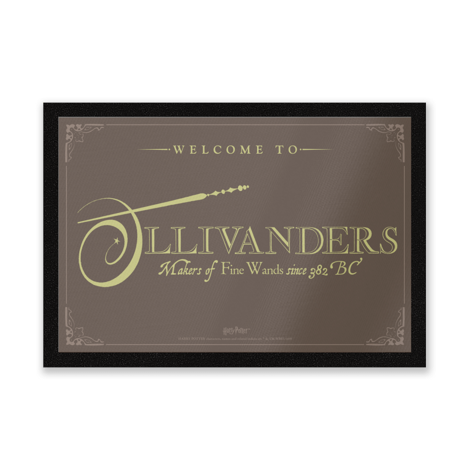 Harry Potter Ollivanders Wand Shop Entrance Mat Homeware Zavvi Uk