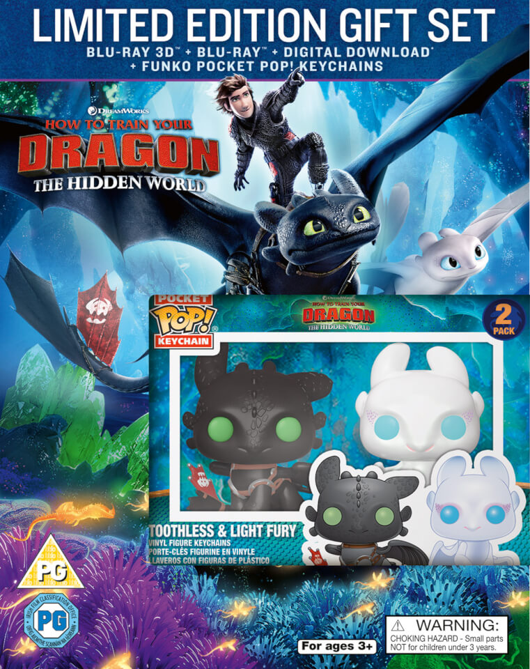 How To Train Your Dragon The Hidden World Limited Edition Gift Set Blu Ray 3d Blu Ray Digital Download Blu Ray Zavvi Uk