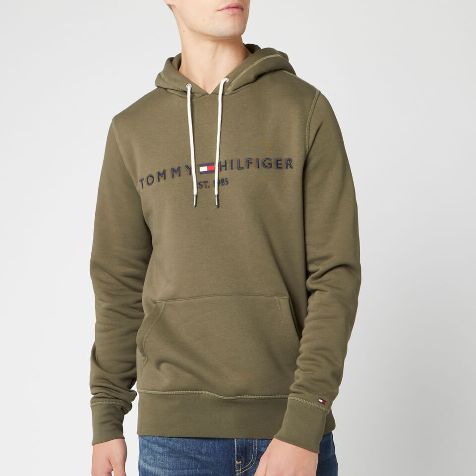 Tommy hilfiger khaki hoodie Clearance