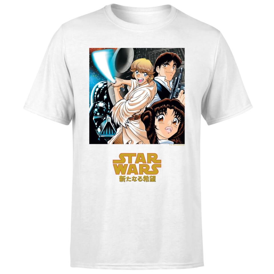Star Wars Manga Style Men S T Shirt White Clothing Zavvi Uk
