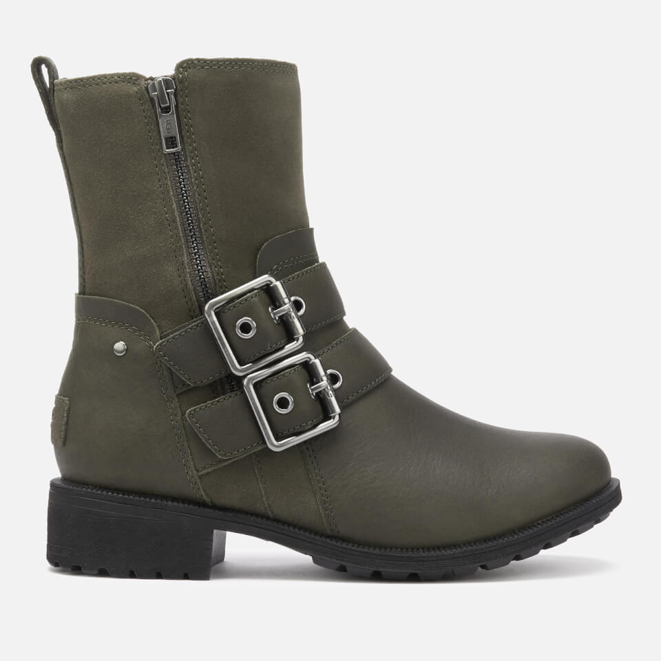 leather ugg biker boots uk