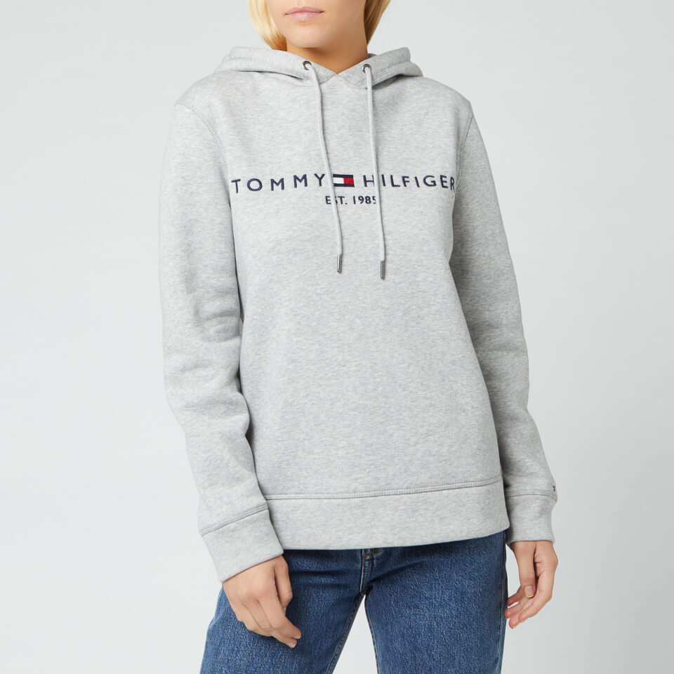 Tommy Hilfiger Women's Essential Long Sleeve Hilfiger Hoodie Light