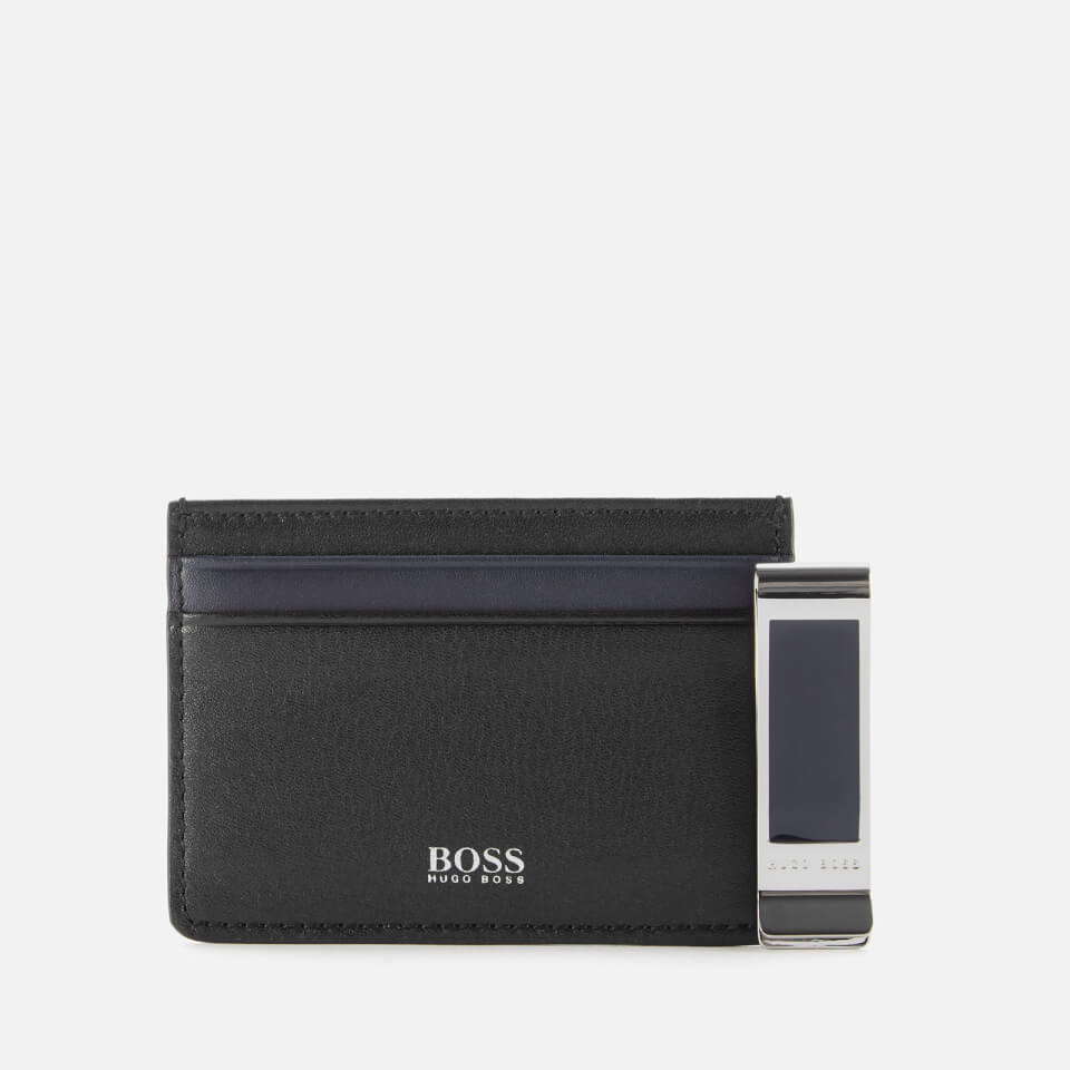 BOSS Hugo Boss Men's Card Holder and Money Clip Gift Set - Black