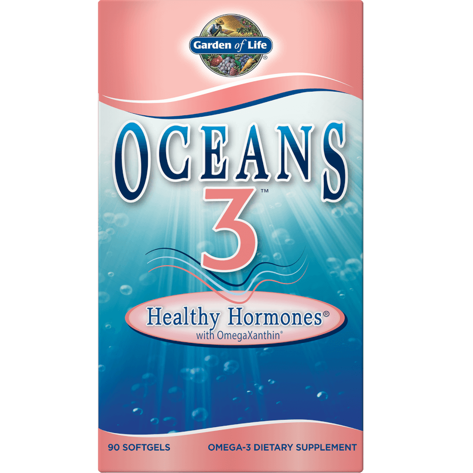 Oceans 3 Healthy Hormones Omega3 with OmegaXanthin Softgels 90