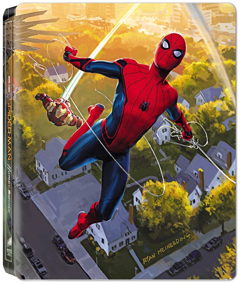 Spider Man Homecoming 4k Ultra Hd Steelbook Includes 3d 2d Blu
