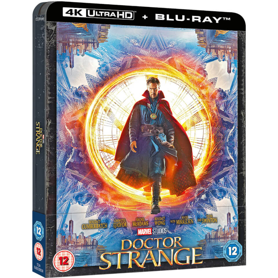 Doctor Strange 4k Ultra Hd Zavvi Exclusive Steelbook Blu Ray
