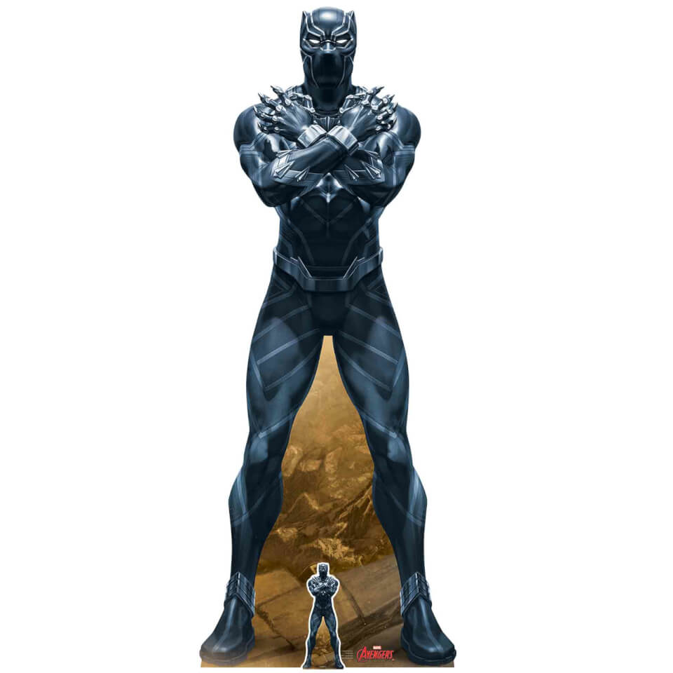 Star Cutouts The Avengers Black Panther Lifesized Cardboard Cut Out Merchandise Zavvi Uk