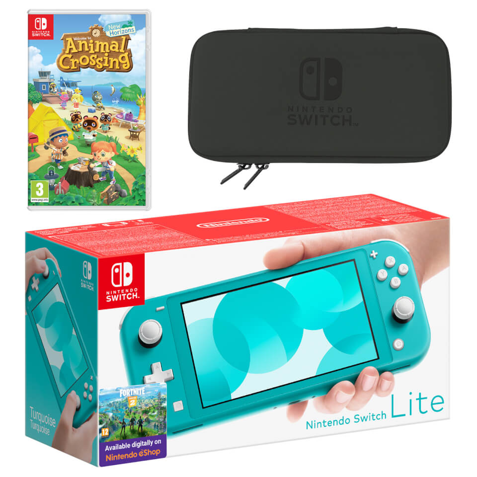 Nintendo switch lite turquoise animal crossing bundle Clearance